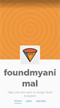Mobile Screenshot of foundmyanimal.tumblr.com