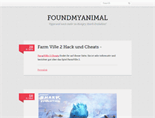 Tablet Screenshot of foundmyanimal.tumblr.com