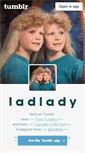 Mobile Screenshot of ladlady.tumblr.com