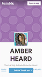 Mobile Screenshot of amberheard.tumblr.com