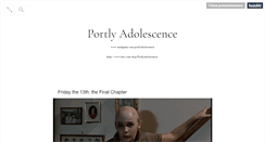 Desktop Screenshot of portlyadolescence.tumblr.com