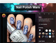 Tablet Screenshot of nailpolishwars.tumblr.com