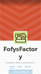 Mobile Screenshot of fofysfactory.tumblr.com