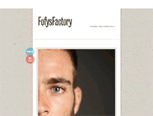 Tablet Screenshot of fofysfactory.tumblr.com