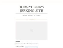 Tablet Screenshot of hornyhunk123.tumblr.com