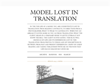 Tablet Screenshot of modellostintranslation.tumblr.com