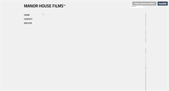 Desktop Screenshot of manorhousefilms.tumblr.com
