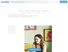 Tablet Screenshot of meninasrobsten.tumblr.com