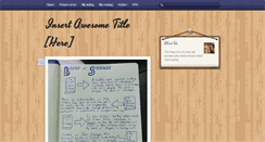 Desktop Screenshot of insert-awesome-title-here.tumblr.com