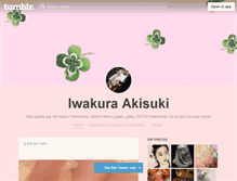 Tablet Screenshot of akisuki.tumblr.com