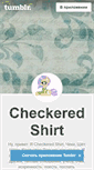 Mobile Screenshot of checkered-shirt.tumblr.com