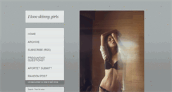 Desktop Screenshot of ilikeskynnygirls.tumblr.com