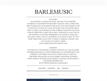 Tablet Screenshot of barlemusic.tumblr.com