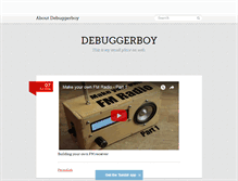 Tablet Screenshot of debuggerboy.tumblr.com