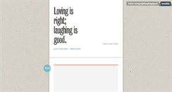 Desktop Screenshot of lovingsrightlaughingsgood.tumblr.com