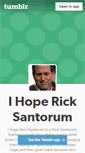 Mobile Screenshot of ihopericksantorum.tumblr.com