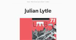 Desktop Screenshot of julianlytle.tumblr.com