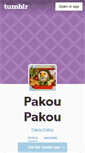 Mobile Screenshot of pakoupakou.tumblr.com