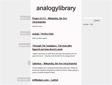 Tablet Screenshot of analogylibrary.tumblr.com