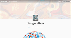 Desktop Screenshot of designelixir.tumblr.com