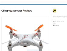 Tablet Screenshot of cheapquadcopterreviews.tumblr.com