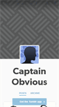 Mobile Screenshot of captainobvious.tumblr.com