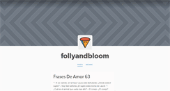 Desktop Screenshot of follyandbloom.tumblr.com