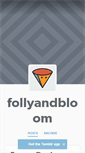 Mobile Screenshot of follyandbloom.tumblr.com