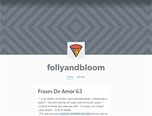 Tablet Screenshot of follyandbloom.tumblr.com