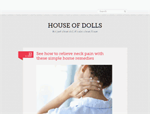 Tablet Screenshot of houseofdolls.tumblr.com