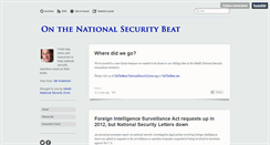 Desktop Screenshot of natsecbeat.tumblr.com