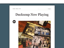 Tablet Screenshot of ducksoupnowplaying.tumblr.com