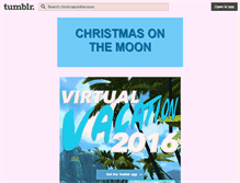 Tablet Screenshot of christmasonthemoon.tumblr.com