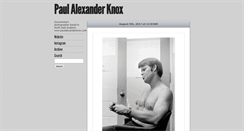 Desktop Screenshot of paulalexanderknox.tumblr.com