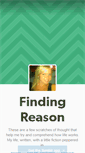 Mobile Screenshot of findingreason.tumblr.com