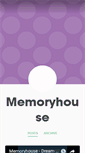 Mobile Screenshot of memoryhouse.tumblr.com