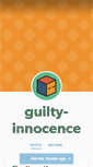 Mobile Screenshot of guilty-innocence.tumblr.com