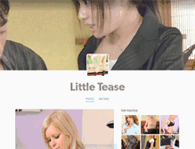 Tablet Screenshot of littletease.tumblr.com
