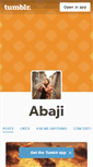 Mobile Screenshot of abajimusic.tumblr.com