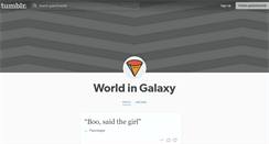 Desktop Screenshot of galacticworld.tumblr.com