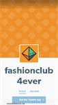 Mobile Screenshot of fashionclub4ever.tumblr.com