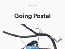 Tablet Screenshot of goingpostal.tumblr.com