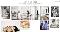 Desktop Screenshot of ladyalamode.tumblr.com