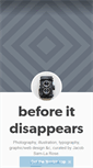 Mobile Screenshot of beforeitdisappears.tumblr.com