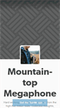 Mobile Screenshot of mt-top-megaphone.tumblr.com