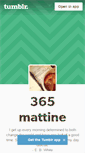 Mobile Screenshot of 365mattine.tumblr.com