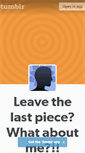 Mobile Screenshot of lonelylastpiece.tumblr.com