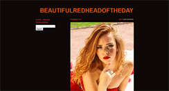 Desktop Screenshot of beautifulredheadoftheday.tumblr.com