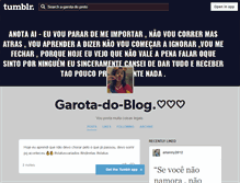 Tablet Screenshot of a-garota-de-preto.tumblr.com