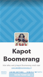 Mobile Screenshot of kapotboomerang.tumblr.com